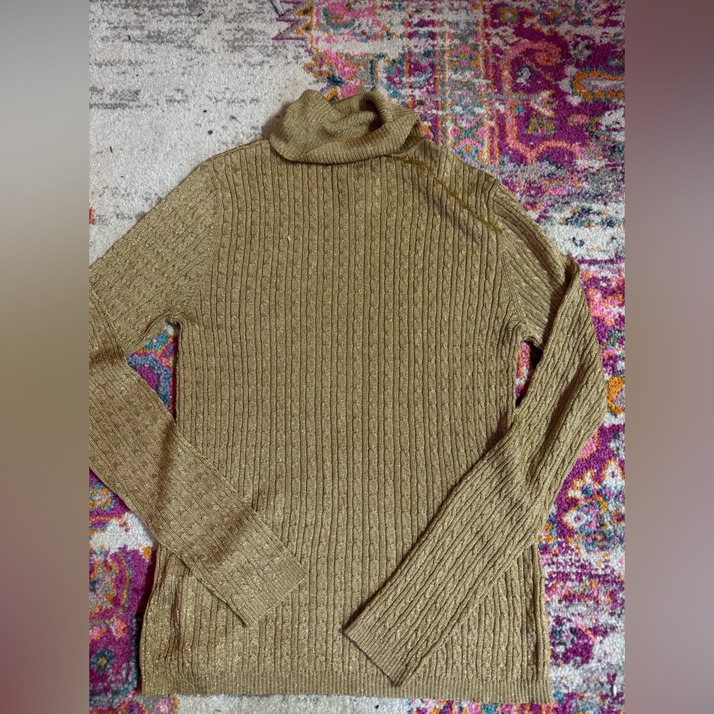 VINTAGE gold Lauren Ralph Lauren shirt